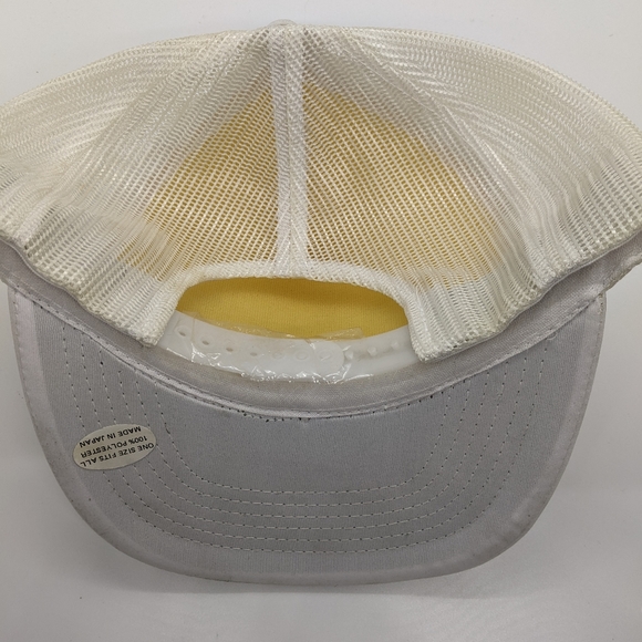 Vintage NEW White & Blue "Makita Power Tools" Mesh Snapback Hat! - Picture 3 of 4